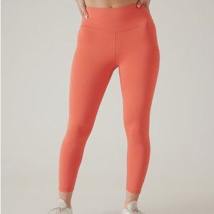 Athleta Womens Elation Train 7/8 Tight Logo Legging | Soft Persimmon | Large